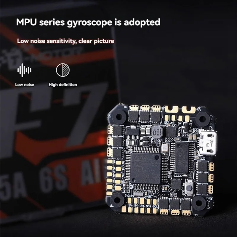SQPP-F7 45A AIO 비행 컨트롤러 STM32F722 온보드 자이로스코프 기압계 3-6S 25.5X25.5MM Forrc FPV 레이싱 드론