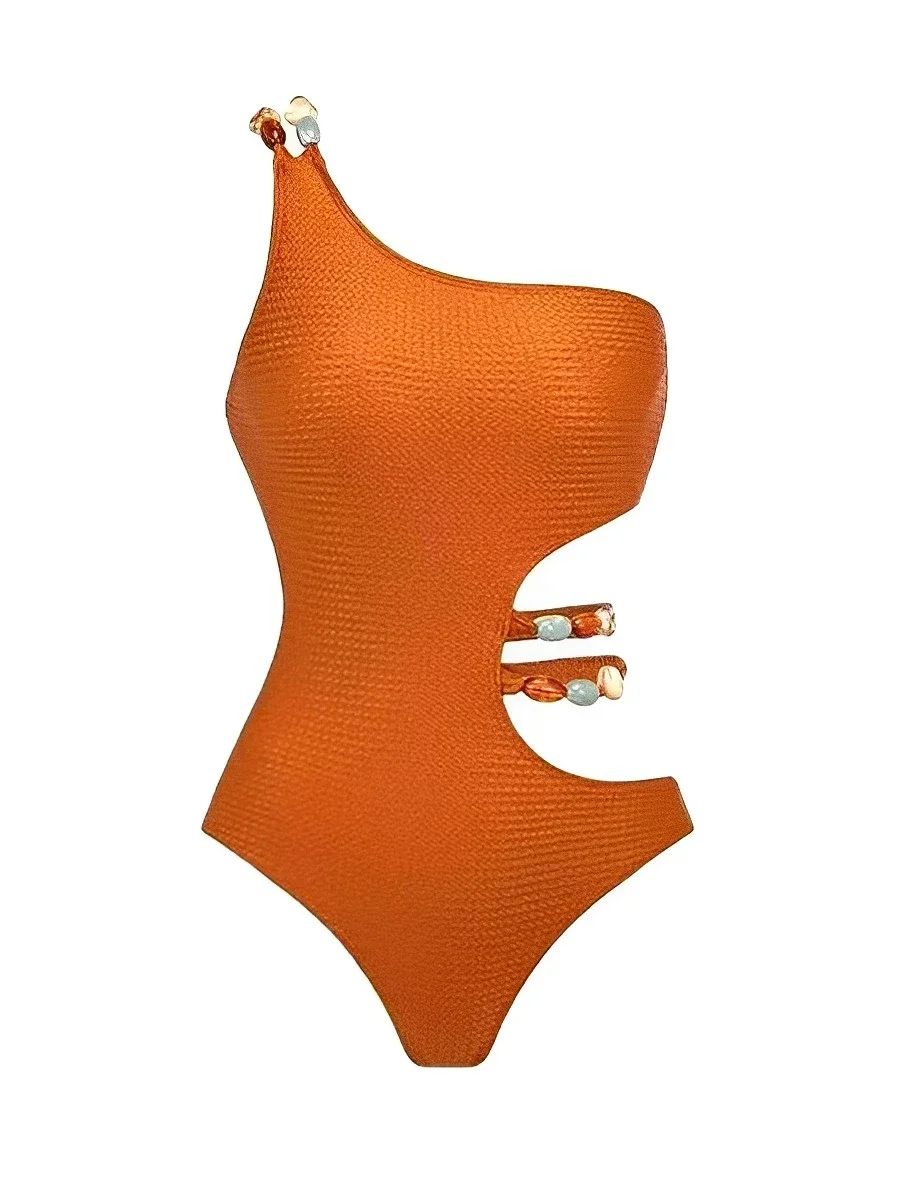 2024, полый купальник, цельный и длинная юбка, мягкий сексуальный купальник, женский купальный костюм, женский купальный костюм, летняя пляжная одежда, боди