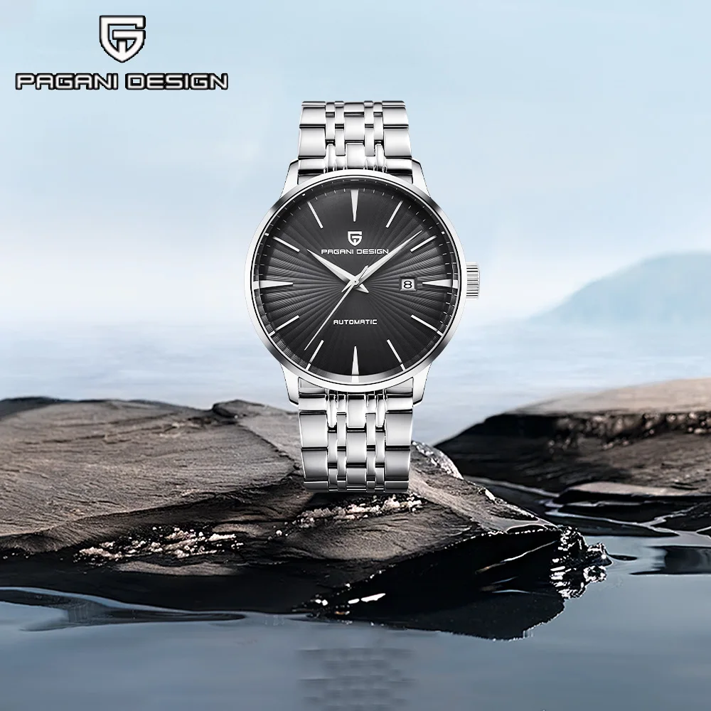 

Мужские автоматические часы Pagani Design 20200, легкие роскошные механические часы, мужские часы с механизмом 2813, мужские часы с календарем из нержавеющей стали