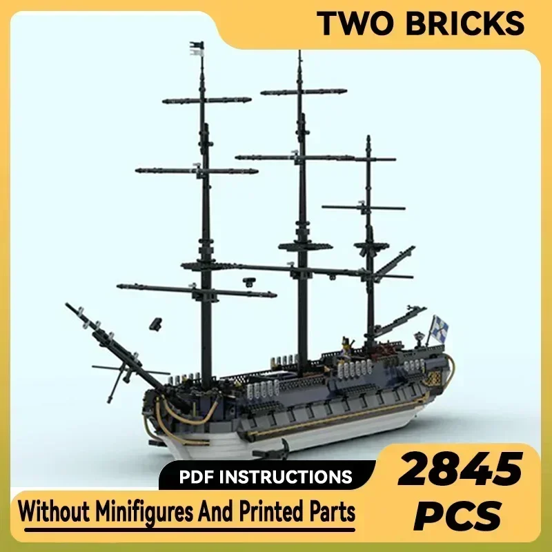 Military Ship Model Moc Building Bricks La Grenouille Battleship Technology Modular Blocks Gift Christmas Toys DIY Sets Assembly