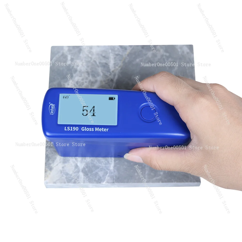 

LS190 60-градусный блескомер, одноугольный блесковой инструмент, портативный глянцевый измеритель, цифровой блескомер, измеритель блеска для краски