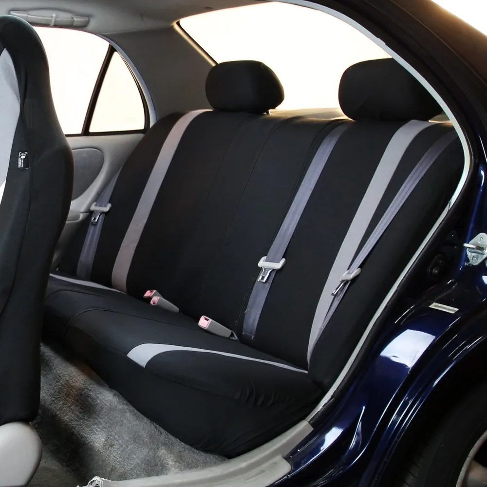 أغطية مقاعد السيارة الحديثة ذات 8 مقاعد، وسادة هوائية متوافقة، مصممة للسيارات والشاحنات وسيارات الدفع الرباعي