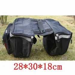 25Litre Big MTB Bicycle Double Pack Carrier Bag Rear Rack Bike Trunk Bag 600D Luggage Pannier Cycling Luggage Seat Storage Bags