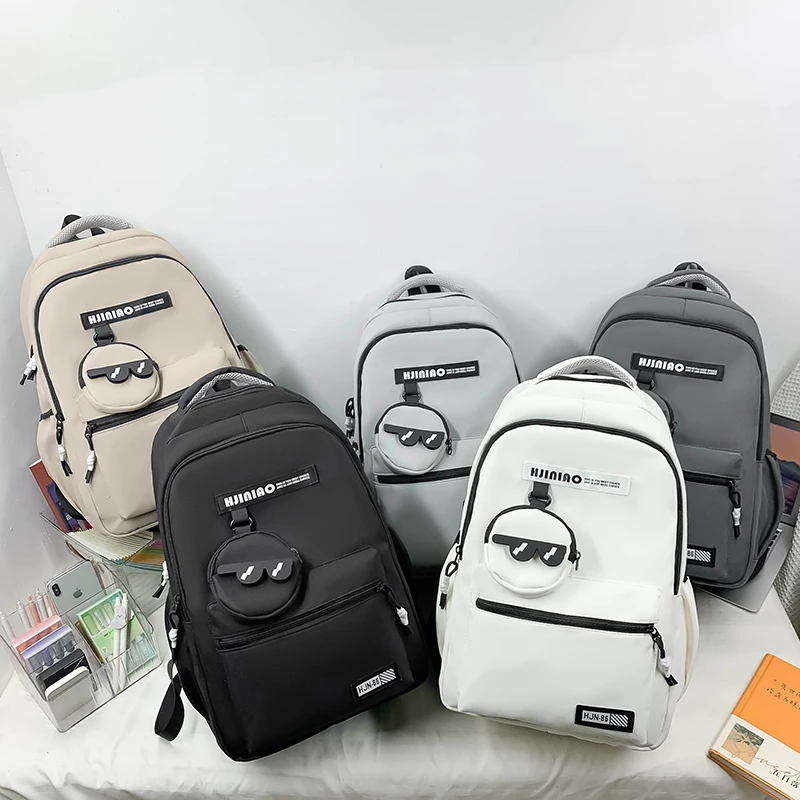 Studenten rucksack im koreanischen Stil 2024 neuer hochwertiger Freizeit rucksack modischer und vielseitiger College-Pendel rucksack