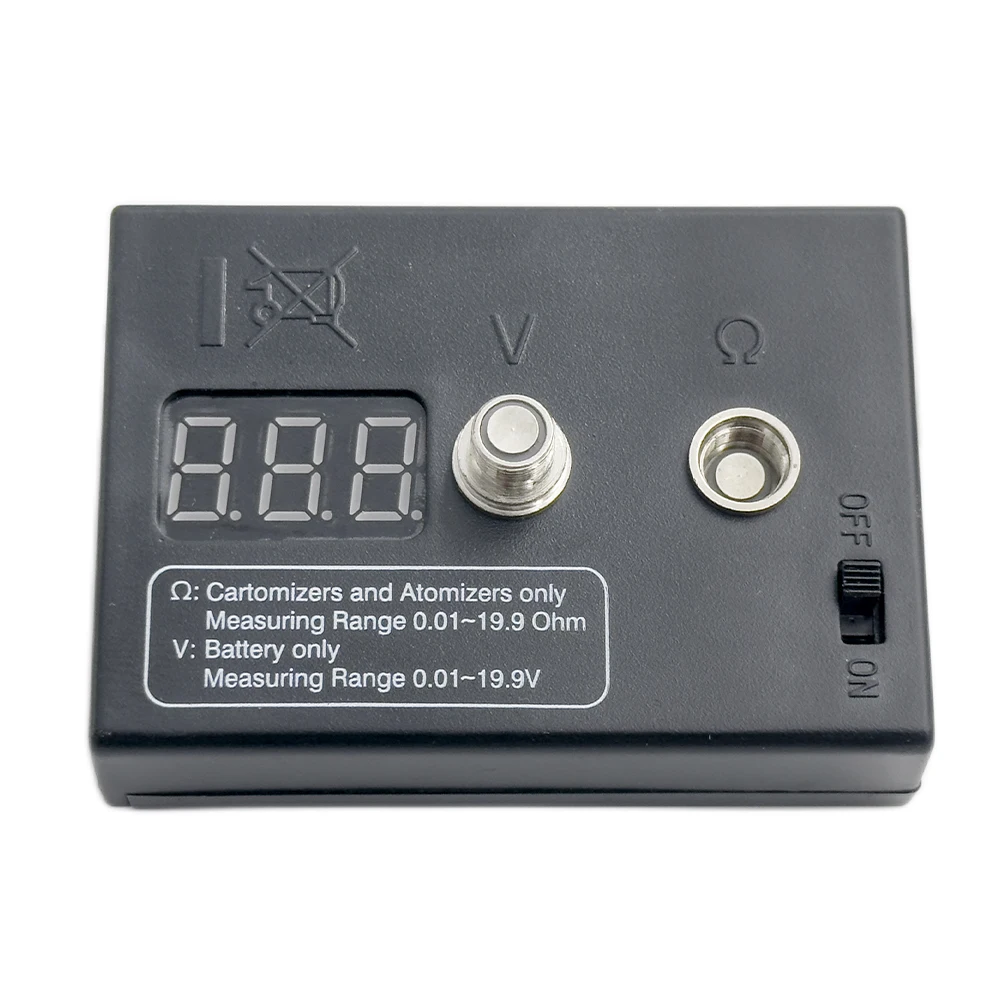 Resistance Reader Ohm Meter Tester Digital LED Meter High Precision Coil Voltage Tester Measuring