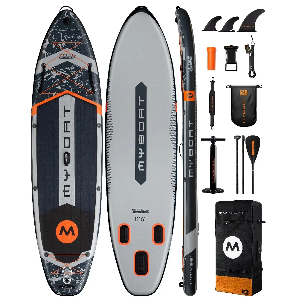 

Epoxy joined PVC inflatable surfboard, custom standing soft board, SUP board suitable for marine sports