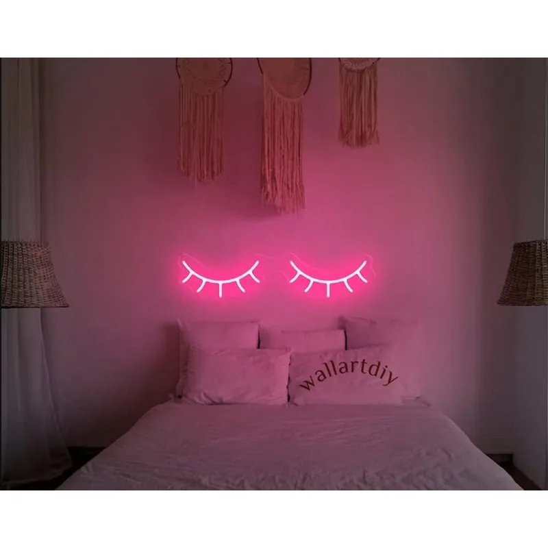 

Яркая и умная розовая USB LED неоновая вывеска, волшебный ночник, 3D настенный декор ручной работы, подарок для друзей, 12x13 дюймов