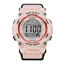 UTHAI Children Student Electronic Watch Waterproof Sport Multi functional Boys Girls Watches For8-22 Year Old New Equipment Gift