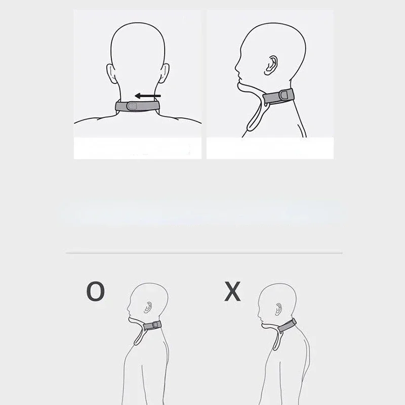 طوق عنق الرحم، دعم الرقبة، وضعية الرأس الأمامية، الجلوس الطويل، جر الرقبة، وضعية الجلوس الصحيحة، دعم الرقبة #2