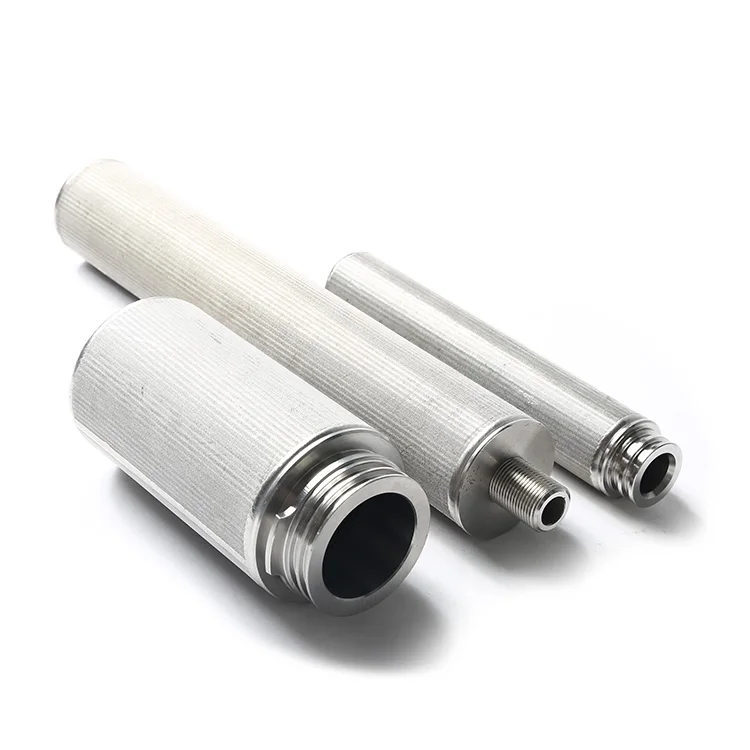 Flat 316l Stainless Steel Etch Disc Cylindrical Wire Cartridge Sintered Mesh Filter Element for Polymer filtration