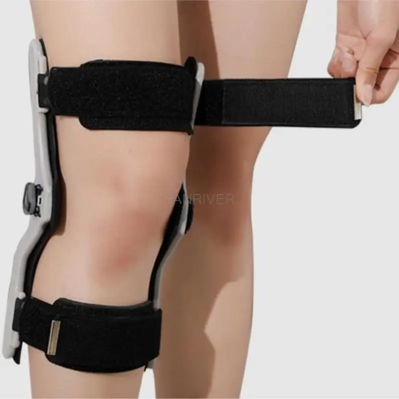 Knee hyperextension orthosis to correct knee hyperextension stroke, knee joint fixation brace, polio support