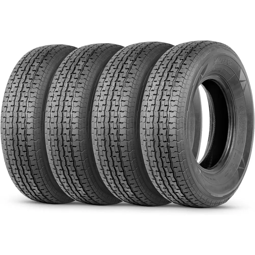 All-Terrain ST205/75R15 8PR Load Range D Radial Trailer Tires for Enhanced Traction