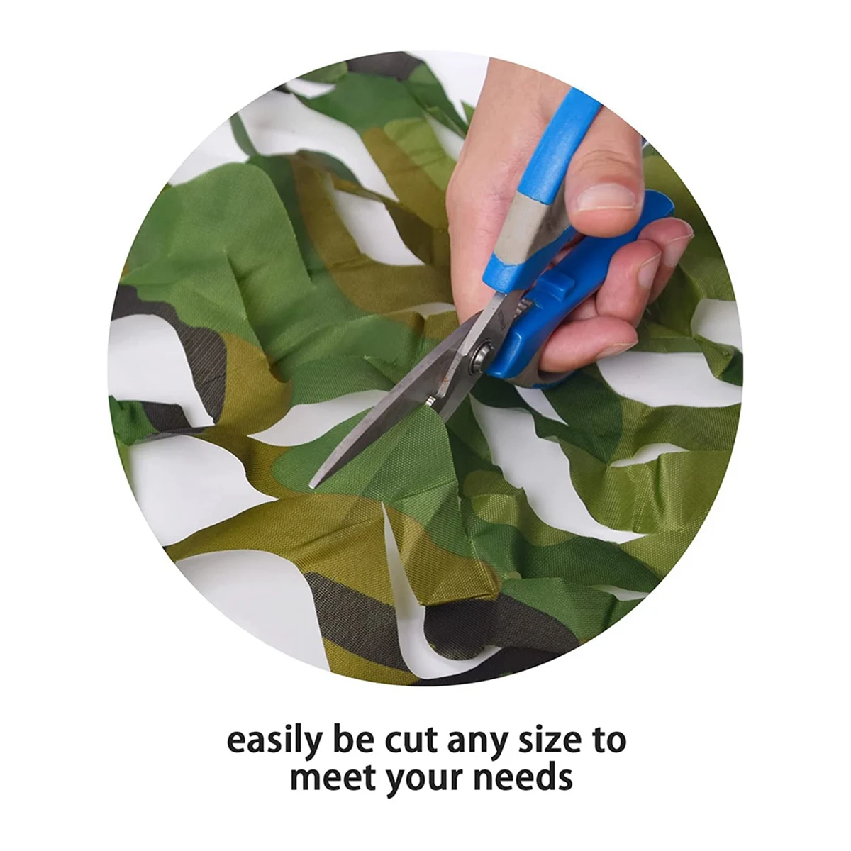 

B50C Camouflage Net, Bulk Roll Sunshade Mesh Nets For Field Theme Party Decorations 1.5X6M