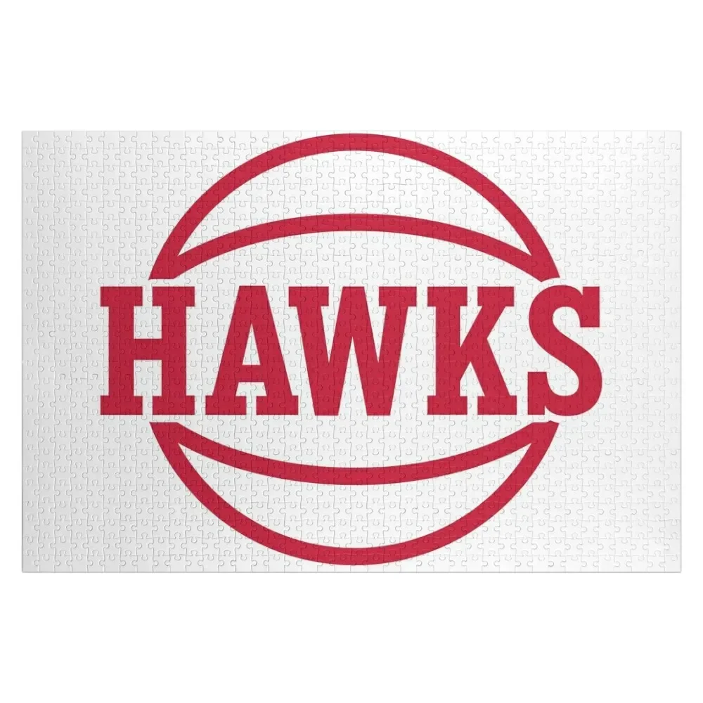 

hawks alternate logo classic Jigsaw Puzzle Custom Animal Puzzle