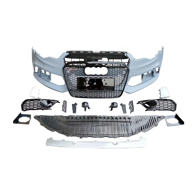 High quality Auto Body Kit For  A6 C7 RS6 Style Front Bumper With grill All Accessory 2012 2013 2014 2015