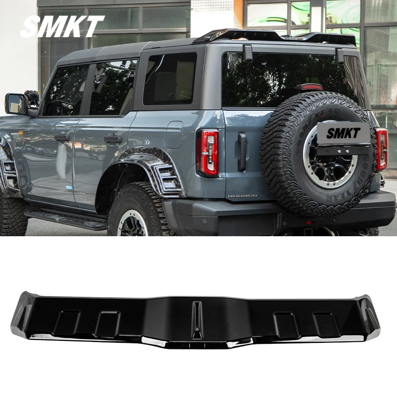 New 3D Roof Spoiler for Ford Bronco 2021-2024 ABS Sports Car Rear Spoiler Wing body accessories Car Trunk Spoiler Roof Lip Kit