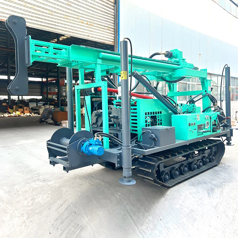 カスタマイズ可能なトップドライブJDL280採掘コアリングおよび水井戸掘削リグは、マッドポンプまたはエアコンプレッサーと併用できます。