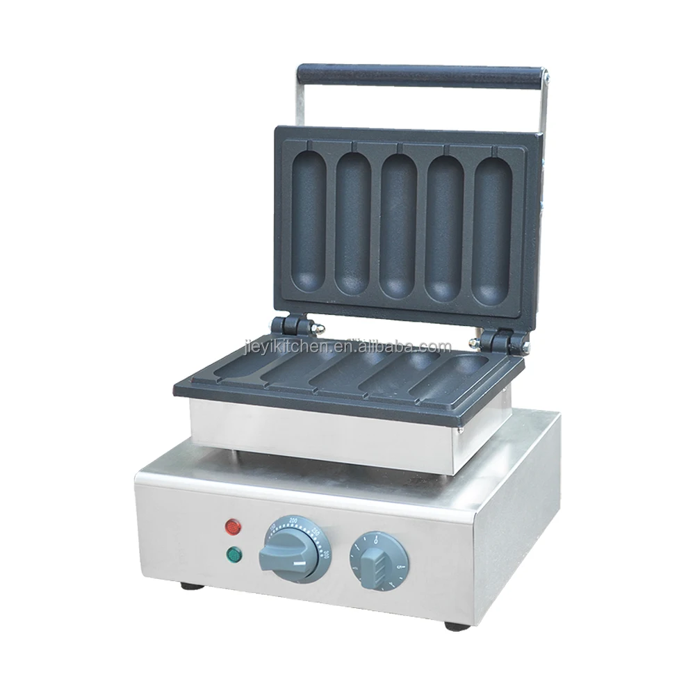 

Snack Equipment Electric Hot Dog Muffin Maker Sandwich Waffle Stick Maker For Commercial Use With Handle