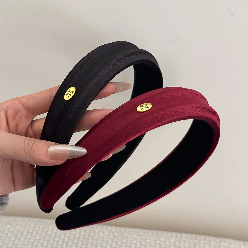 

Winter new velvet headband fashion hair accessories for girl women band vintage hoop adults kpop new in Gift makeup 2025 popular
