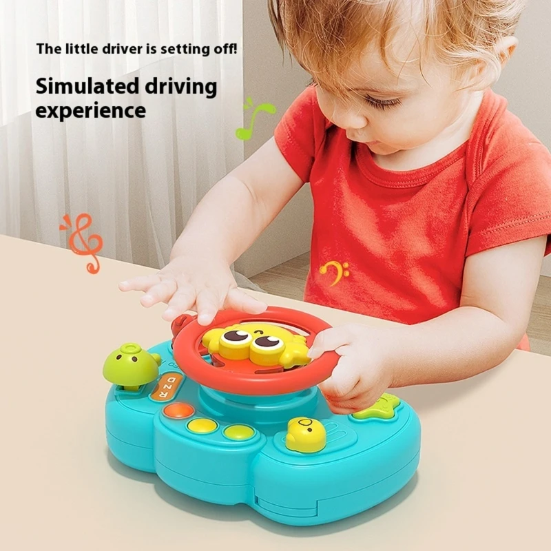 Edukacja dla maluchów Zabawka na kierownicę Zabawka sensoryczna Przyciski dźwiękowe Zabawka aktywna 15UB
