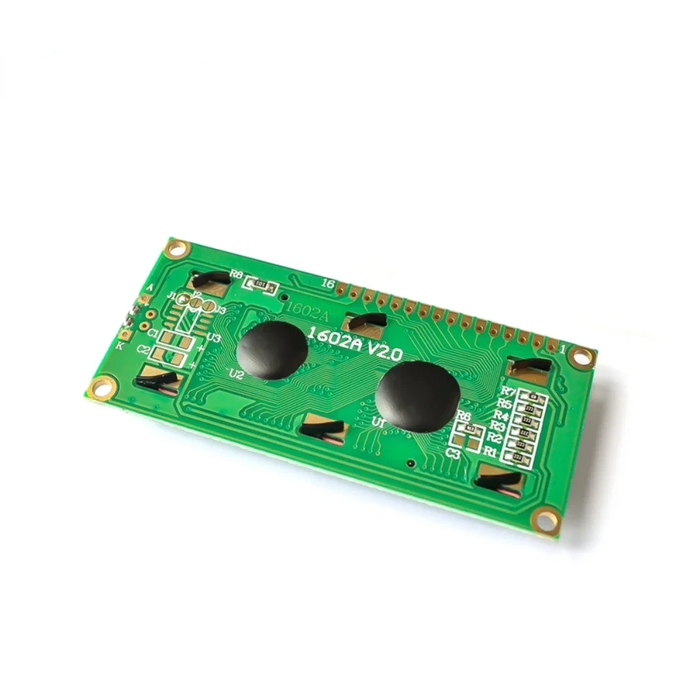 Módulo de pantalla LCD 1602, módulo de pantalla de cristal líquido DC 5V, módulo de pantalla azul con placa adaptadora de interfaz IIC/I2C