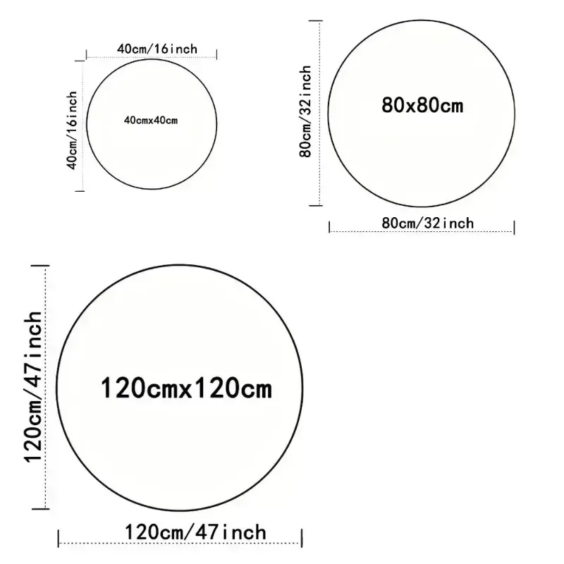 Ocean Wave Gradient Round Rug Blue Grey Color Changing Non Slip Floor Carpet for Bedroom Living Room Contemporary Decor Mat