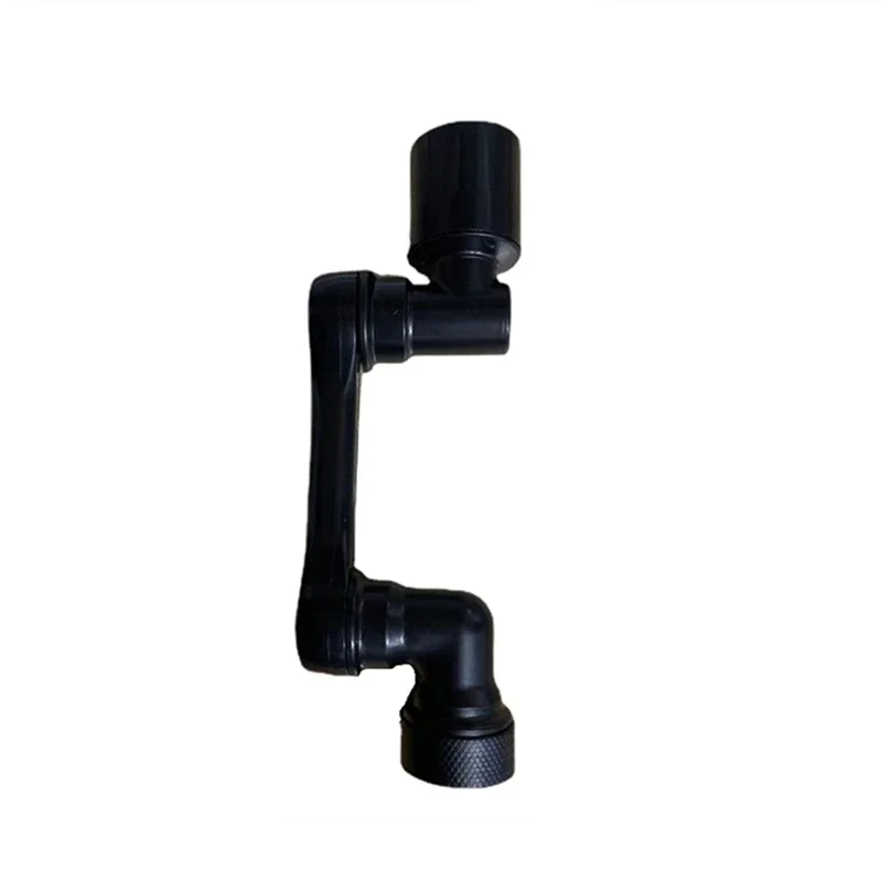 Universal Faucet Rotation Extender Black Faucet Aerator Splash Filter Kitchen Tap Washbasin Faucets Bubbler Nozzle Robotic Arm