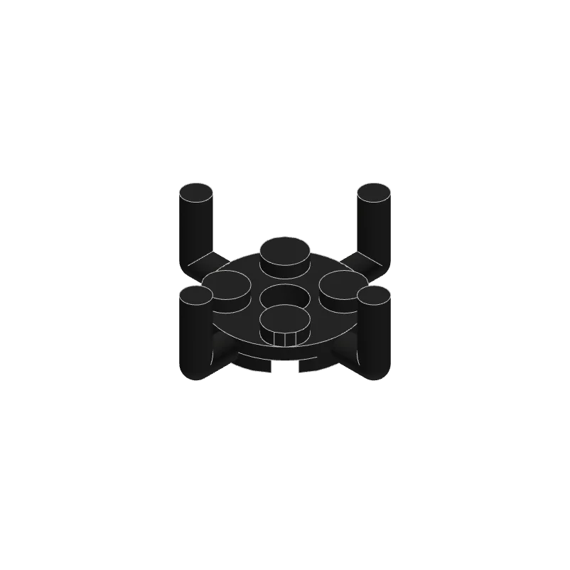 50 قطعة MOC جزء 98284 بيسترا روتوندا 2x2 ماتوني متوافق مع فاي دا تي تجميع كتل دي جزيئات الطفل لغز عنق الرحم