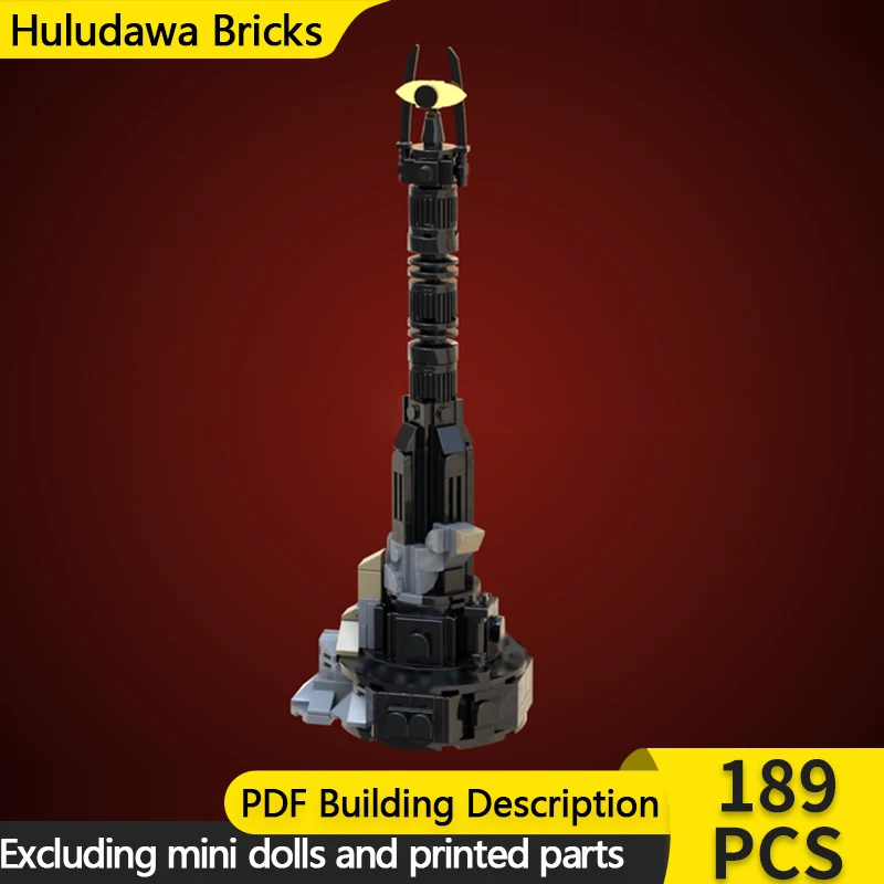 

Кольцо-модель фильма MOC, строительные кирпичи, миниатюрная кинокарта, модульная технология, детские праздничные подарки, сборные игрушки, костюм