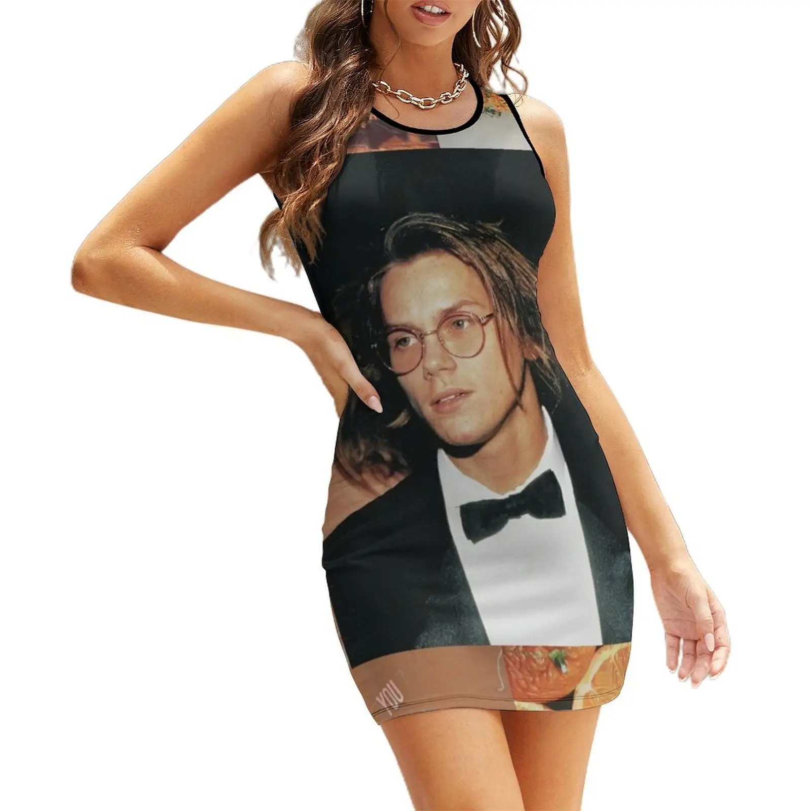 

River Phoenix Orange Aesthetic Sleeveless Sundress party dresses woman women party dresses dresses women summer 2025