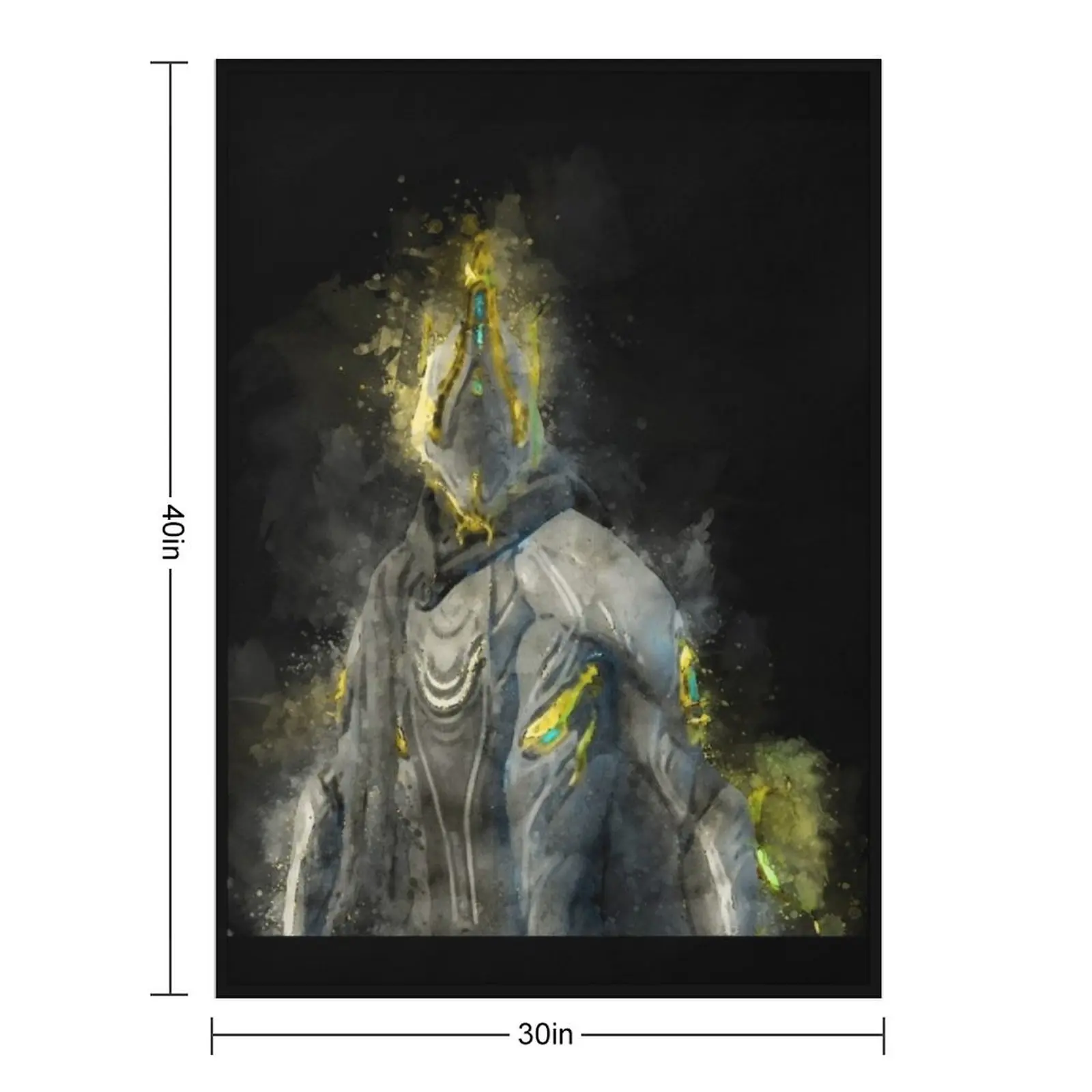 Excalibur Umbra - بطانية رمي بإطار Warframe أريكة سرير أفكار هدايا عيد الحب أنعم بطانيات هدايا عيد الميلاد #2