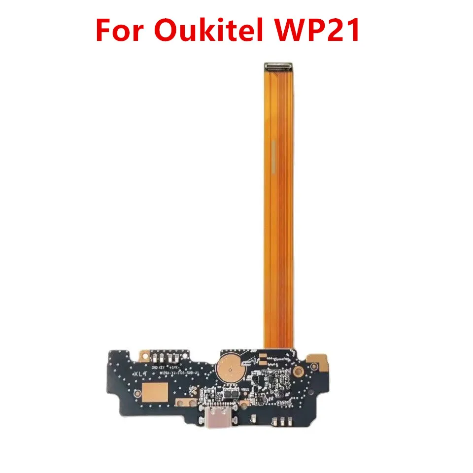 Pop New Original For Oukitel WP21 Smart Cell USB Board Charging Dock Parts Plug Port With Mainboard Connector Main FPC Cable