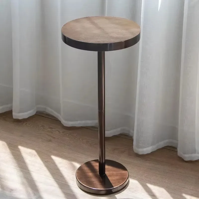 Pedestal Side Table, Drink Table, Small Round Side,  Home Office and Bedroo