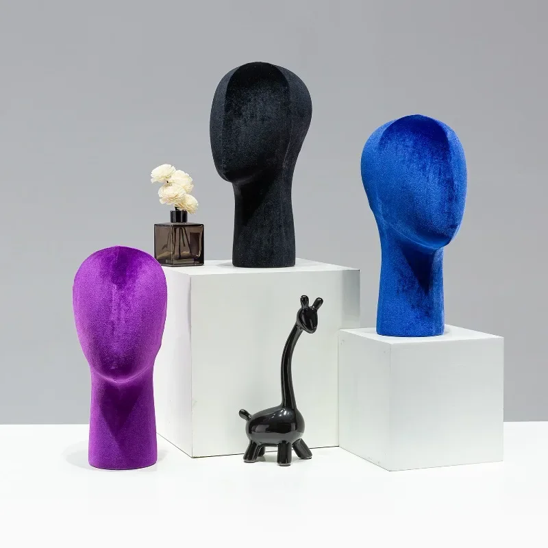 

33cm Beginner Stylist Hairpiece Styling Sturdy HatWigs Head Mannequin Head Stand Hat Holder for Shopping Mall Hats Headdress