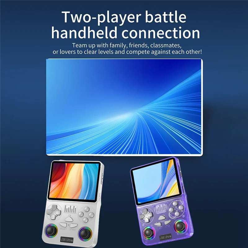 J36 Ultra 64G Ретро портативная игровая консоль 3,5-дюймовый портативный игровой плеер с поддержкой 20+ симуляторов 20000 игр