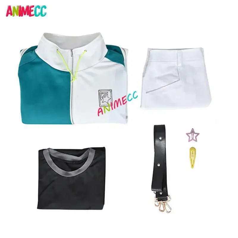 ANIMECC en Stock XS-3XL Shiraishi Un Projet Cosplay Sekai Coloré Costume De Scène Perruque Halloween ixTenues De Carnaval pour Femmes