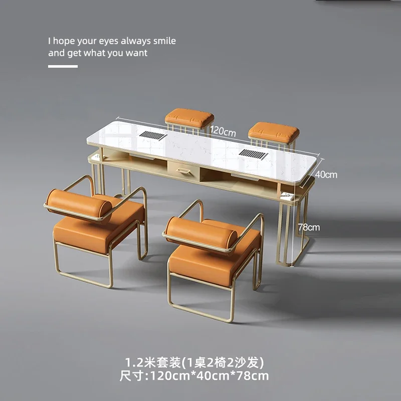 Manicure Corner Table Professional Nail Salon Furniture Beauty Salon Hairdressing Aesthetic Makeup Manicure Tafel Organizer Desk