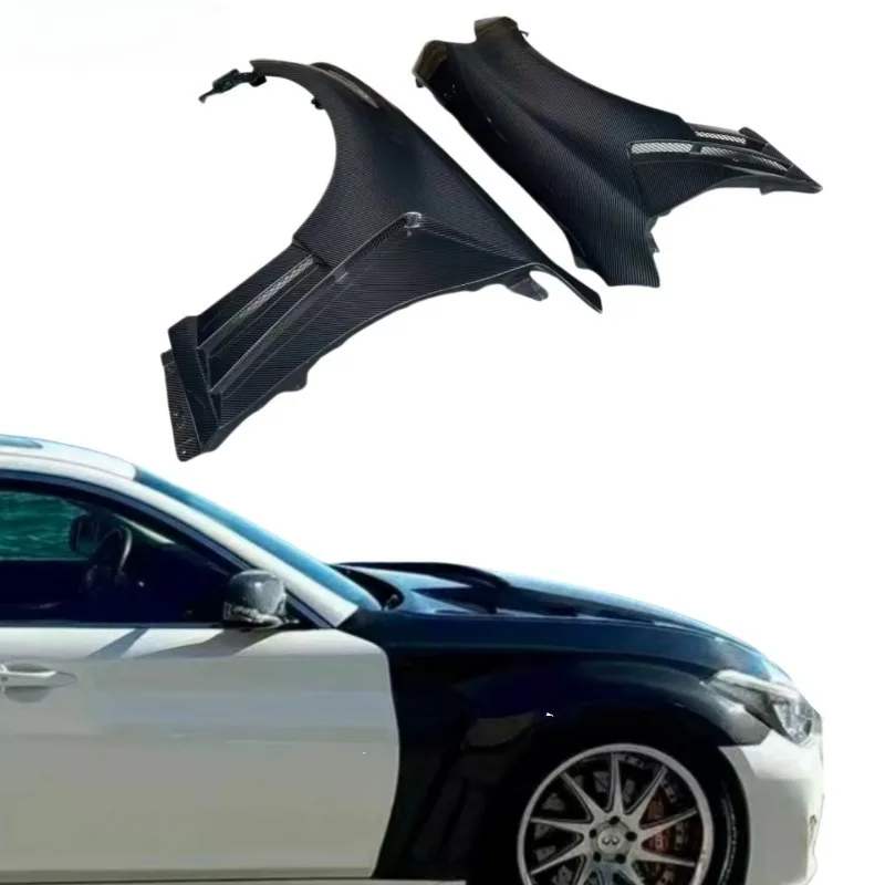 High Quality Wet Carbon Fiber Hood Panel for Infiniti Q70 Retrofit/Upgrade with One Year Warranty