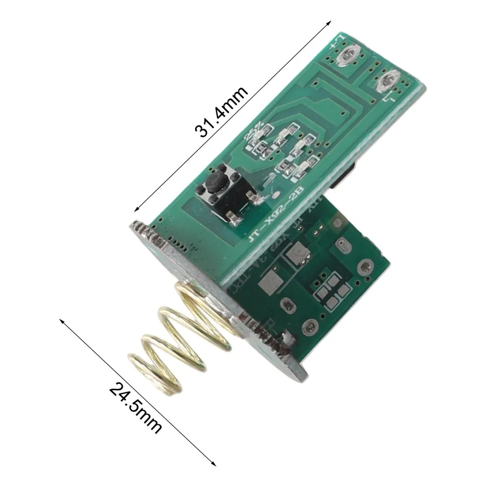 1 Pcs Type-c Dual Lithium Battery Driver Board Battery Board Flashlight Accessories Flashlight Accessories Central Switch