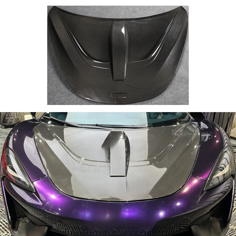 High Quality Novitec Style Carbon Hood With Screws Fit For 540 570 600LT 2015-2019 Auto Replacement Parts