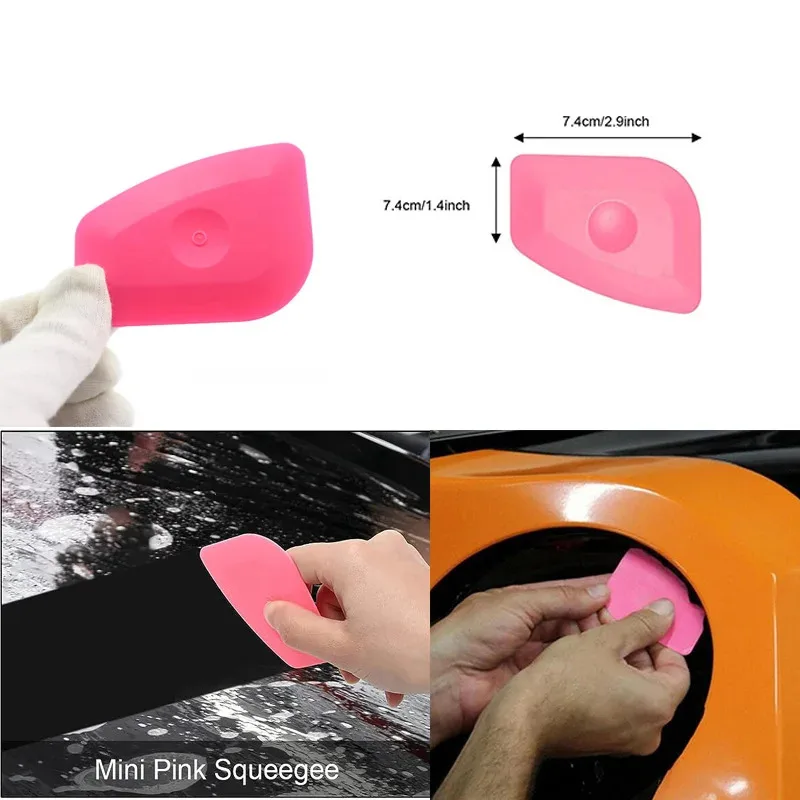 10 قطعة الفينيل التسمية كشط أداة نافذة صغيرة تينت ممسحة ملصقات السيارات الشارات طباعة الشاشة تسجيل صنع الحرفية مكشطة مسطحة #4