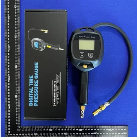 New ArrivalWith Inflator Hose Nozzles Car Tester Tire Pressure GaugeMonitor Inflation Gun Motorcycle Bike Tyre Manometro