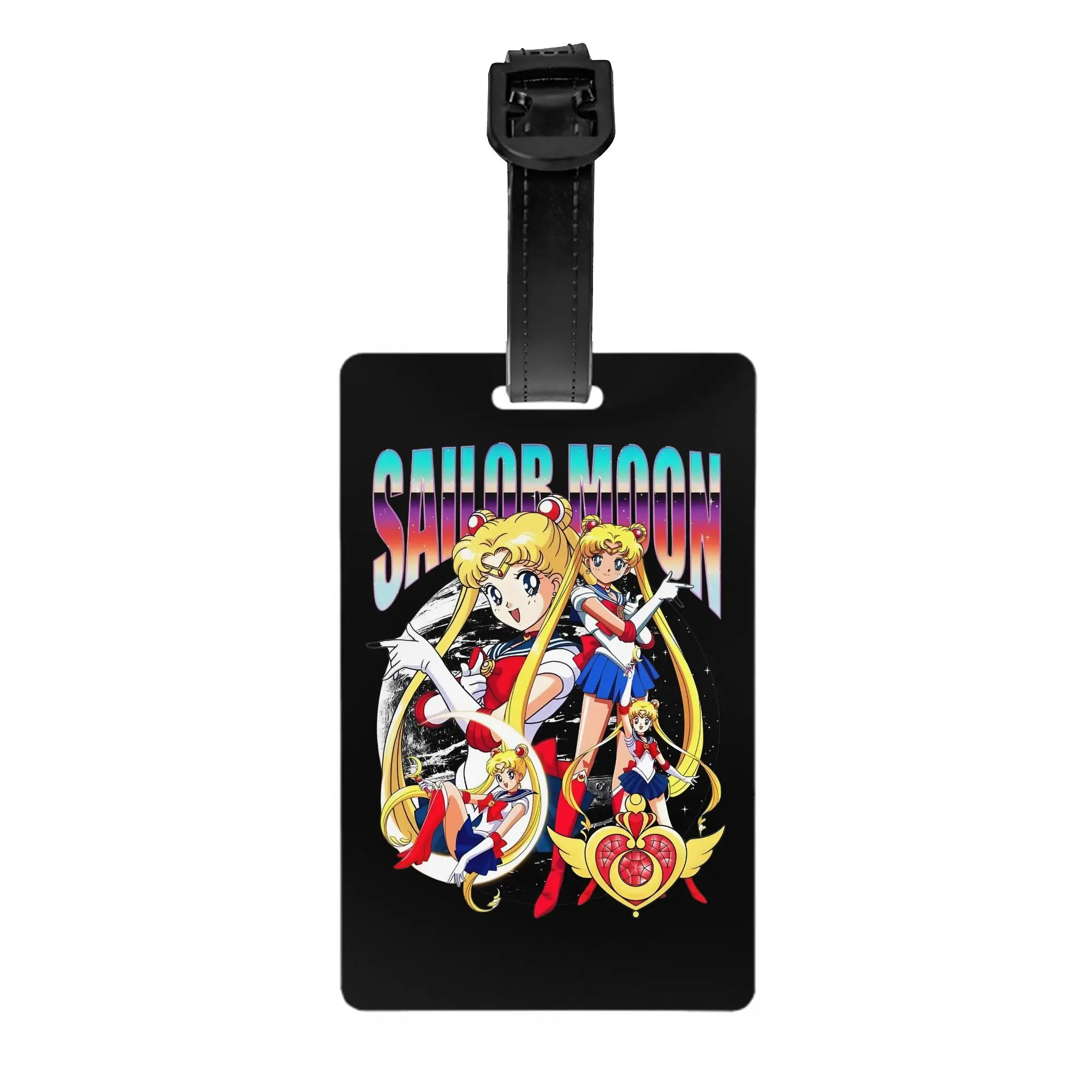 

Индивидуальные бирки для багажа с персонажами аниме Sailor Moon: Усаги Цукино, манга, защитная накладка, идентификационная этикетка