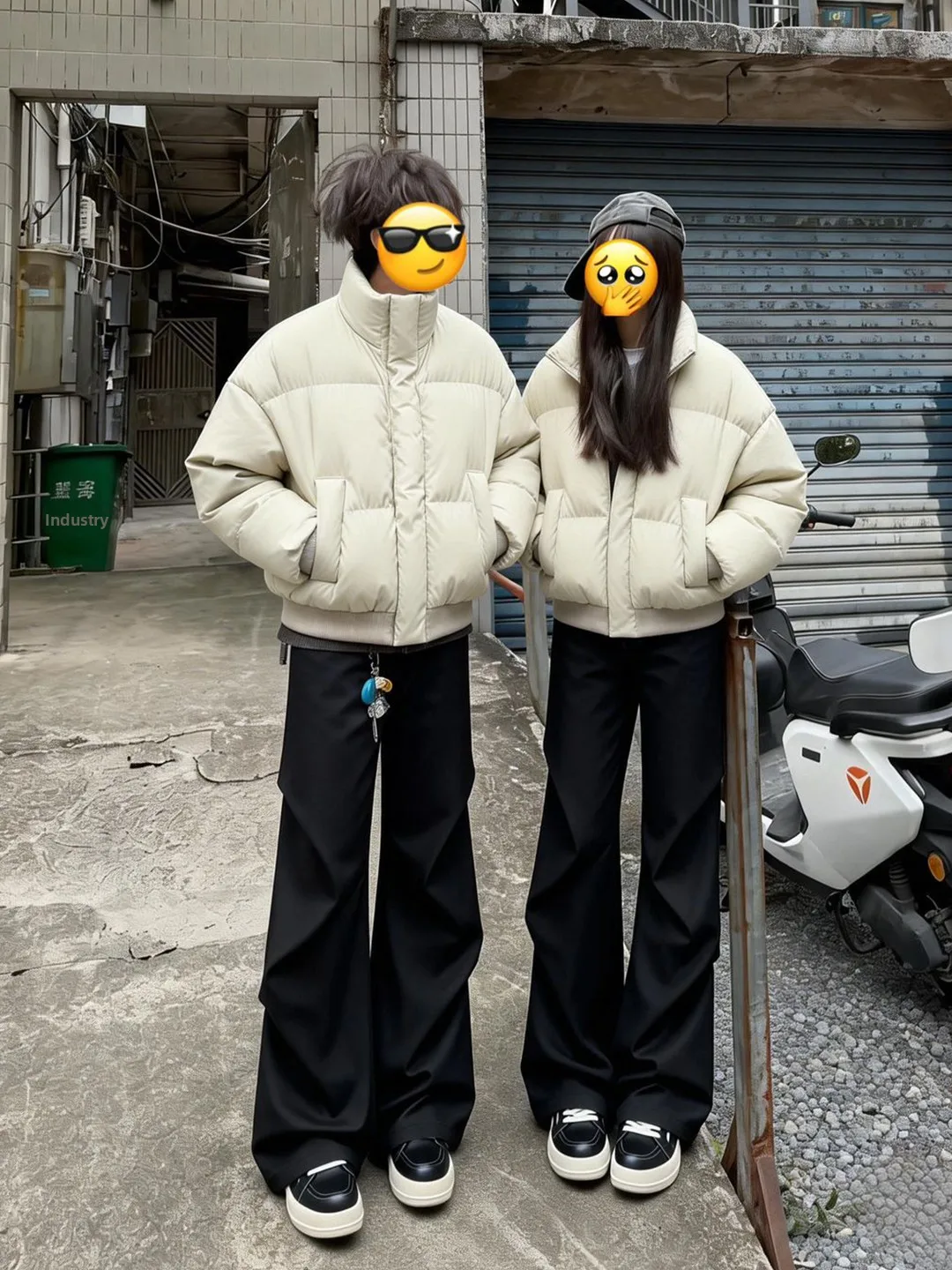 

Мужские зимние брюки American Style свободного кроя из утолщенного флиса, повседневные прямые брюки с защипами, молодежная мода