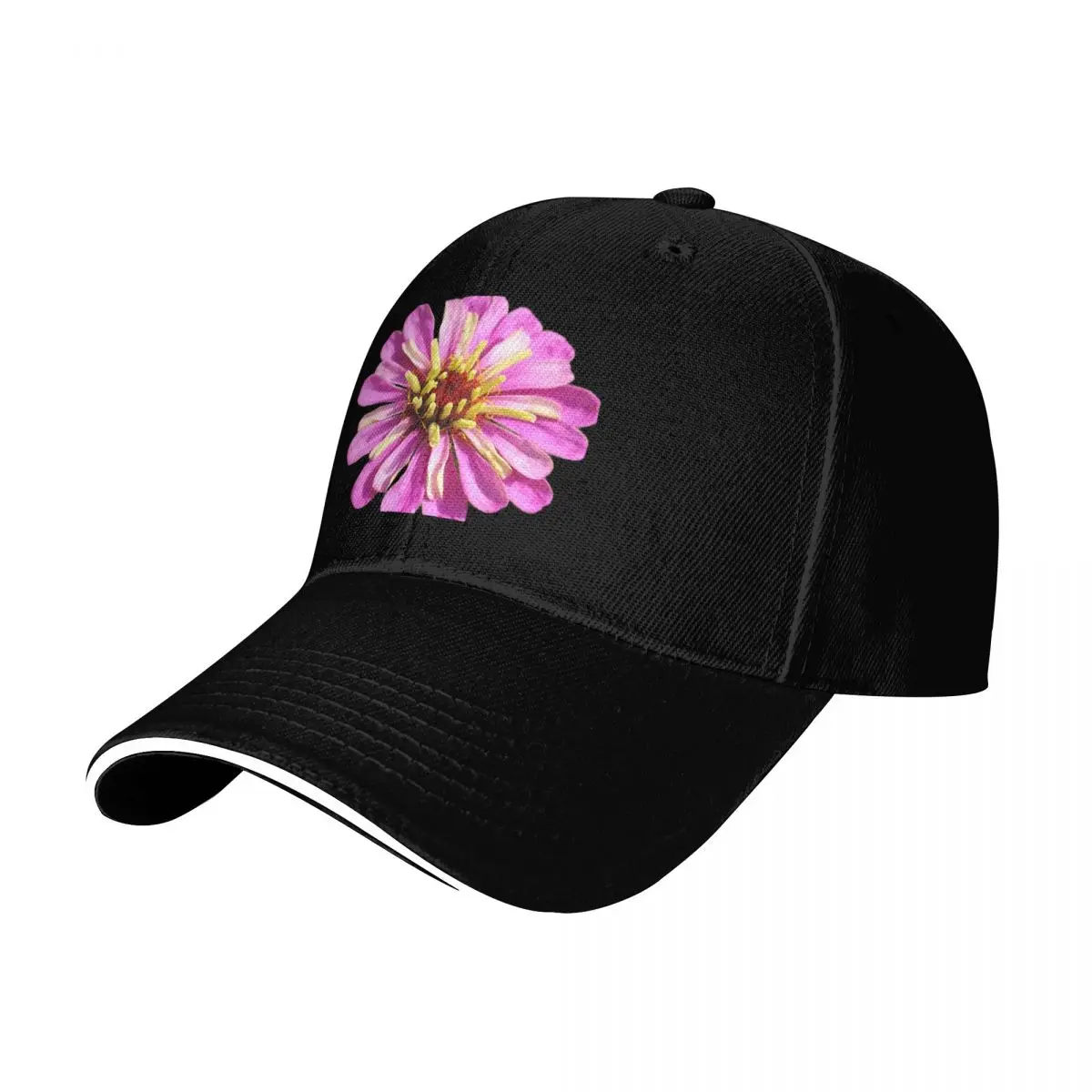 Double color Baseball Cap Cotton Twill Breathable Contrast Two Tone Brim Snapback Flat Bill