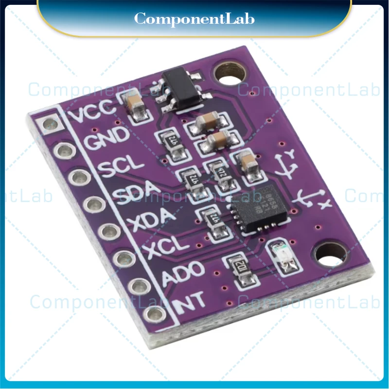 3-10pcs QMI8658A/QMI8658C sensor module, six-axis motion sensor, 3-axis gyroscope/accelerometer