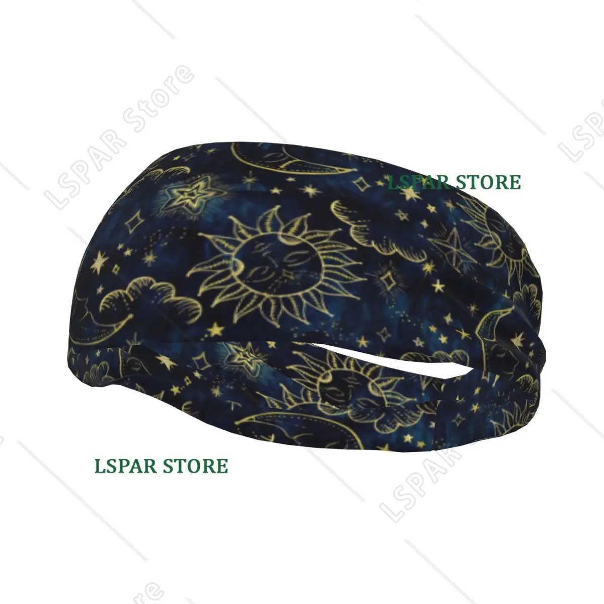 

Sports Headband Portable Hair Band Cosmos Astrology Sun Moon Hair Wrap Brace Running Exercising Sweatband