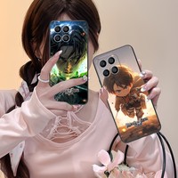 AOT Levi Ackerman Mobile Cell Phone Case for Huawei Honor 90 80 70 60 50 30 20 10 9 8 7 Pro S SE Lite 5G Black Phone Cover Shell