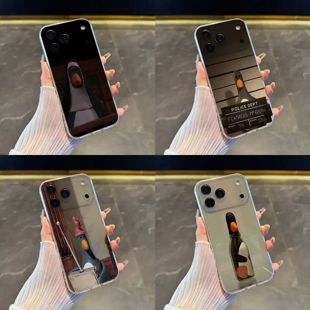 

F-Feathers M-McGraw Phone Case For iPhone 17,16,15,14,13,12,11 Pro,Max,Plus,X,XS,XR,SE4,E Mini Transparent Soft Cover