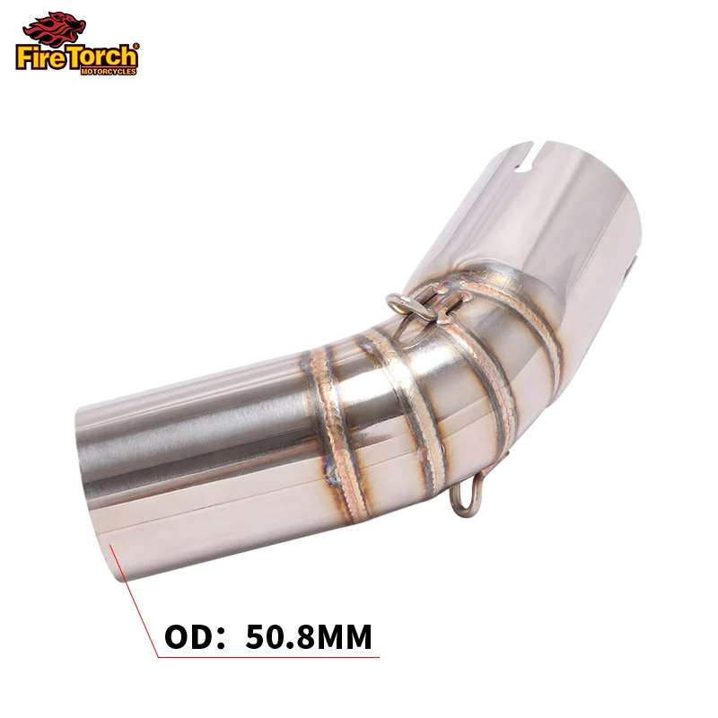 ماسورة الوصلة المتوسطة لعادم الدراجات النارية ، عادم سوزوكي فولت ستروم 1000 DL 1000, 2014-2019, 1050, DL 1050, 2020-2021 #3